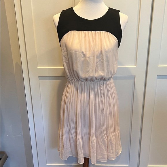 Urban Outfitters Dresses & Skirts - Urban Outfitters Black and Cream Pleated Dress Size 6